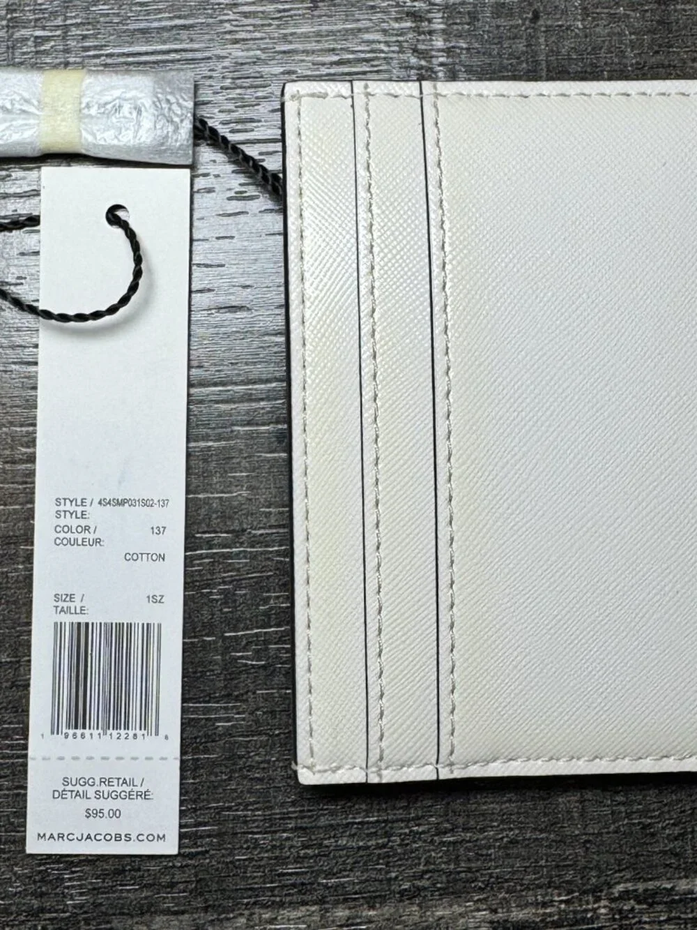 Marc Jacobs x Looney Tunes Bugs Bunny White Card Holder - 5 Slots